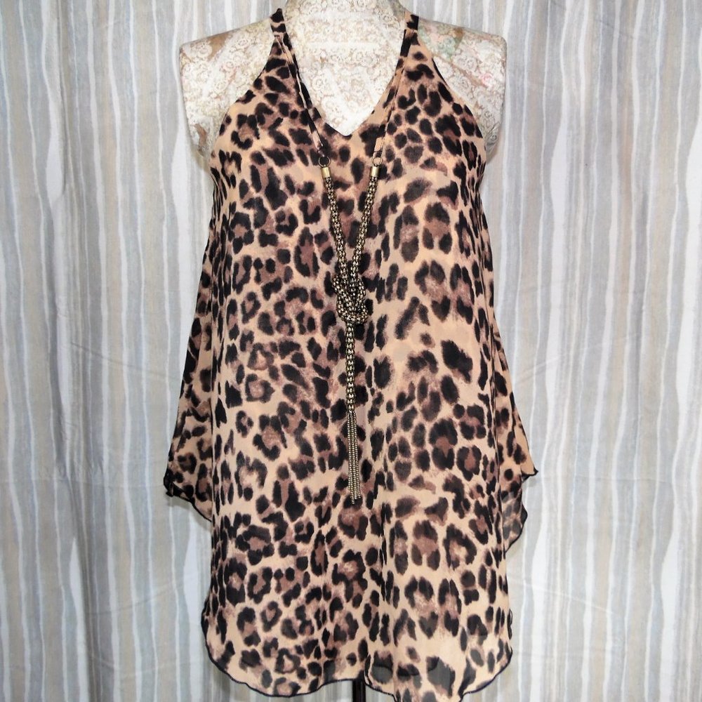 Avec Leopard Print Top